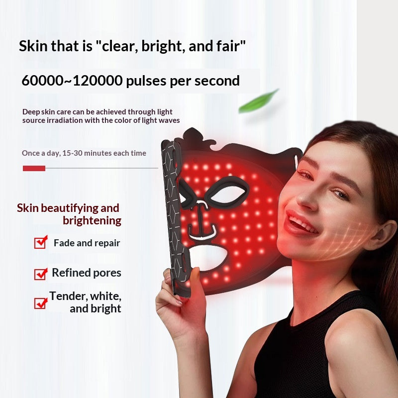 Masque de beauté LED coloré pour la photothérapie faciale à domicile