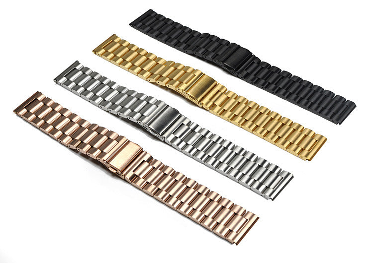 Montres en acier inoxydable Bracelet en métal à trois perles