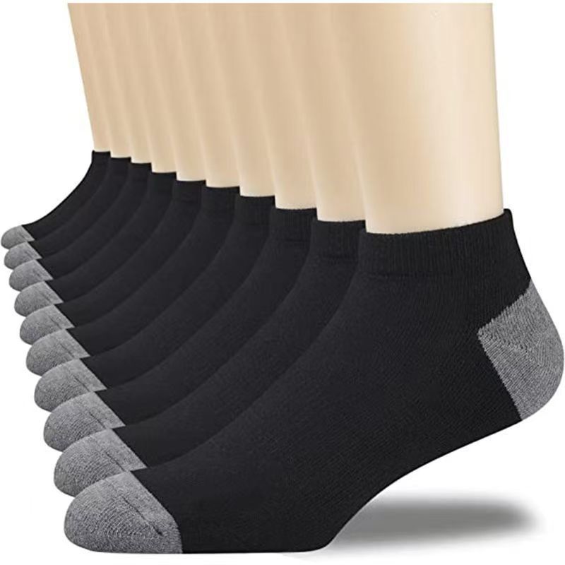 Hommes S Chaussettes Couleur Bloqué Chaussettes de cheville Plus Taille