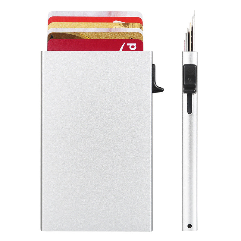 Porte carte RFID en alliage d'aluminium