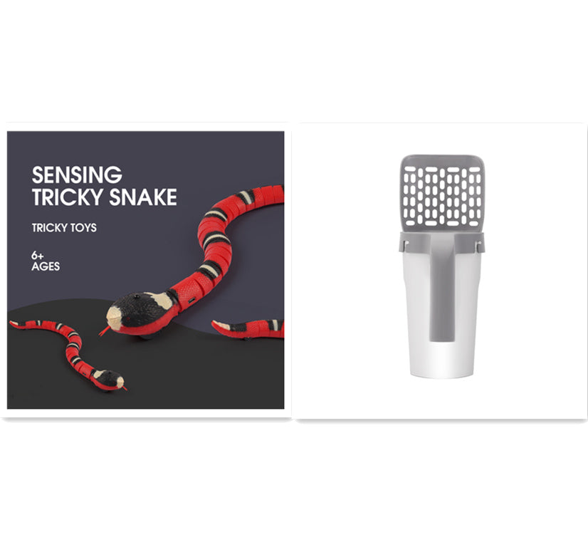 Télécommande Jouets électriques Induction intelligente Évitement d'obstacle Snake anneau argent