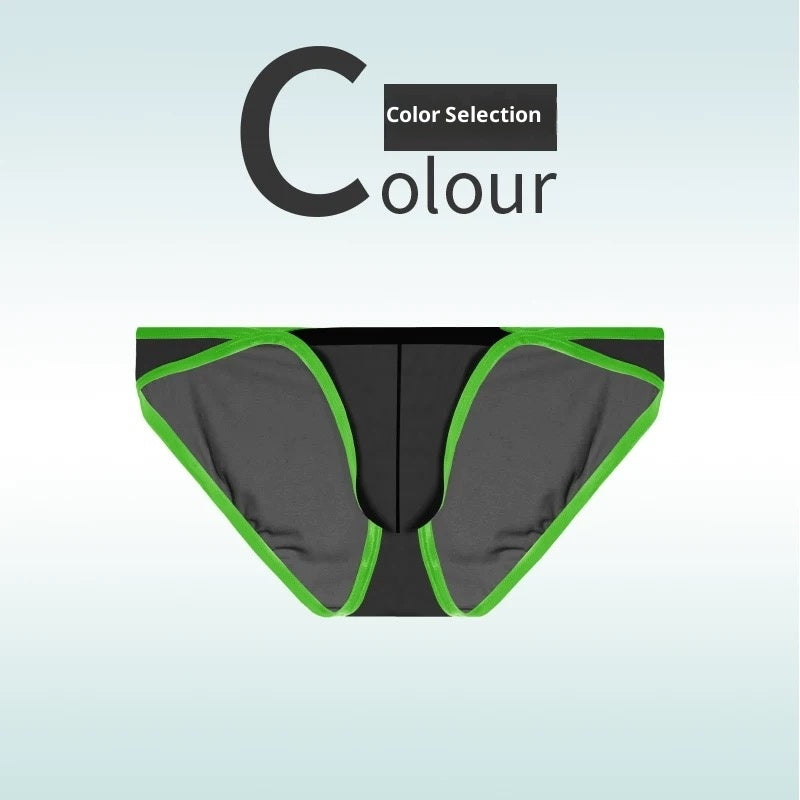 Slips en soie de glace ultra-mince, transparents et de taille basse