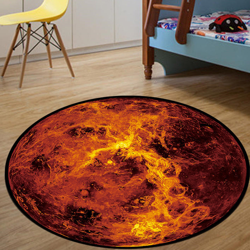 Étude d'entrée Rug Chambre à coucher Canapé Lit Mat rond