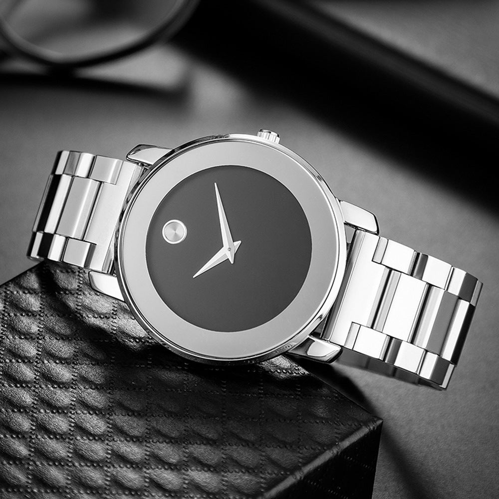 Montres Homme Ultra-mince Business en acier inoxydable avec Quartz