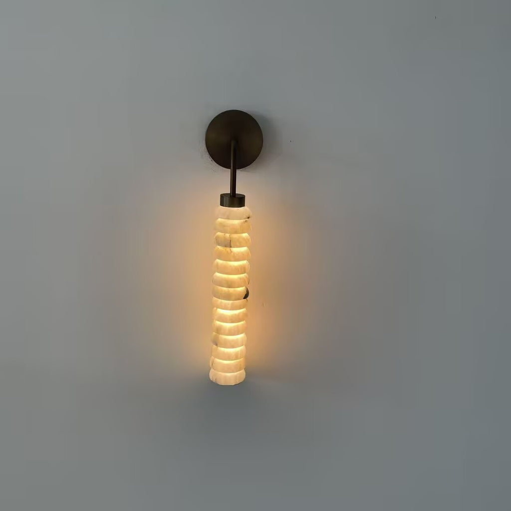 Lampe murale en marbre naturel de style français Light Luxury Living Room Lighting