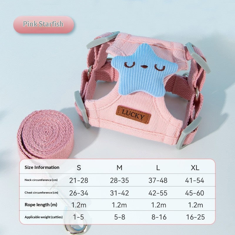 PrintempsÉté Respirant Denim Pet laisse
