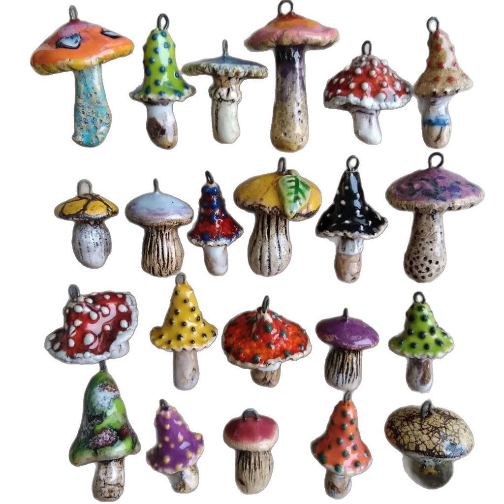 Accessoire de pendentif couleur mode pour champignons