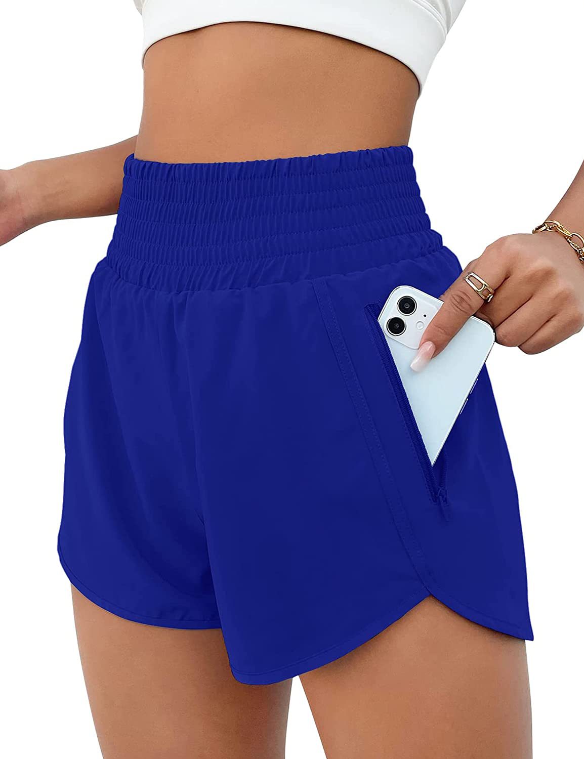 Course haute de femmes Sports de course Faux de Yoga DeuxPiece Short Anti-Light Fitness Wor