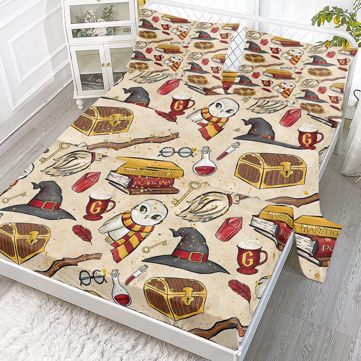 Ensemble de draps 4PCS Halloween