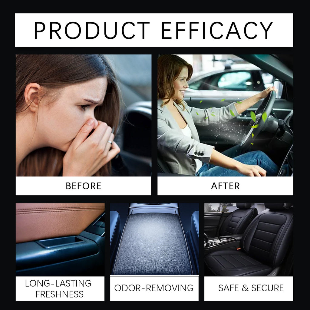 Homois Voiture Air Freshener Désodorisant de la fragrance de voiture Spray désodorisant de la toilette pour la maison U