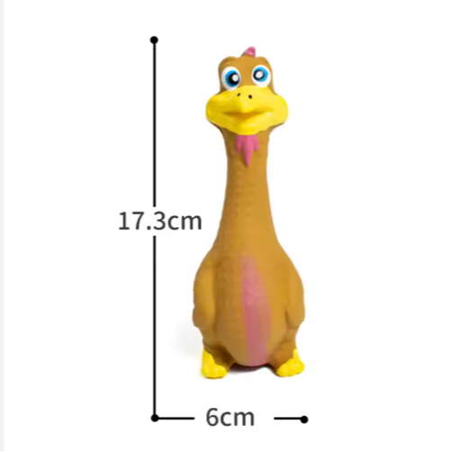 US LOCAL STOCK Hiphoppet Latex Interactive Dog Chew Toys Mignon Duck Shape Squeaky Pet Dog I