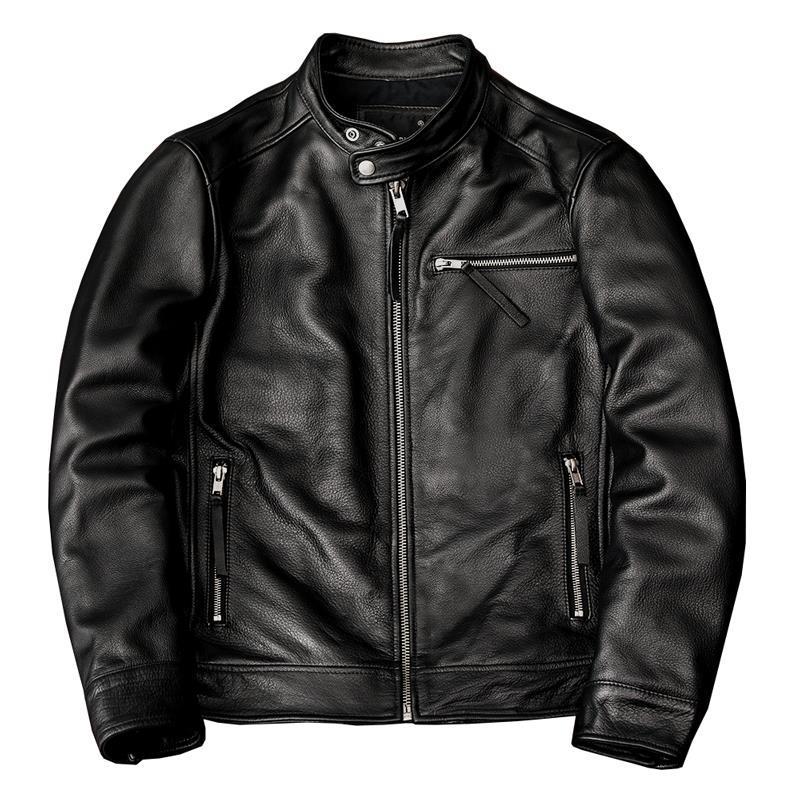 Veste en cuir pour hommes