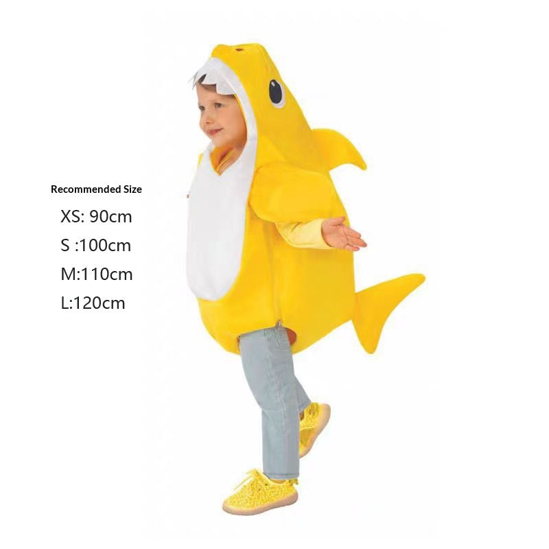 Déguisement d'étape en peluche de requin