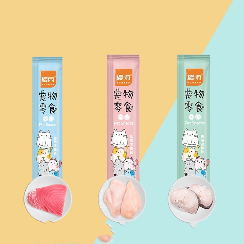 Cat traite les aliments de chat entiers de chat pour les chats enceintes et gain de poids