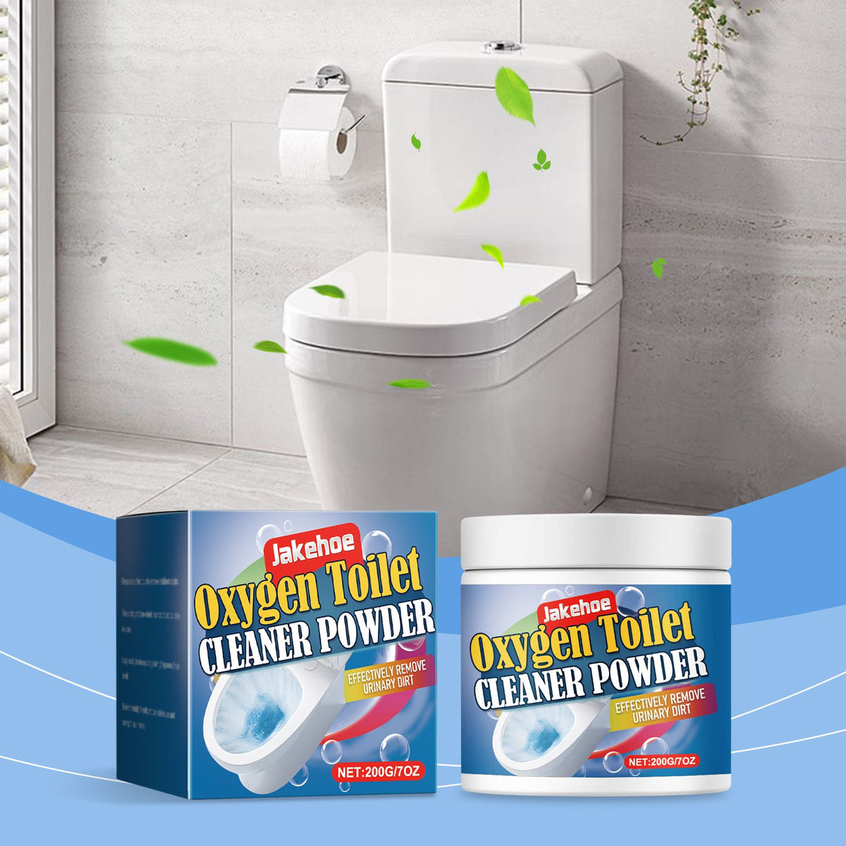 JAKEHOE Poudre de nettoyage des toilettes