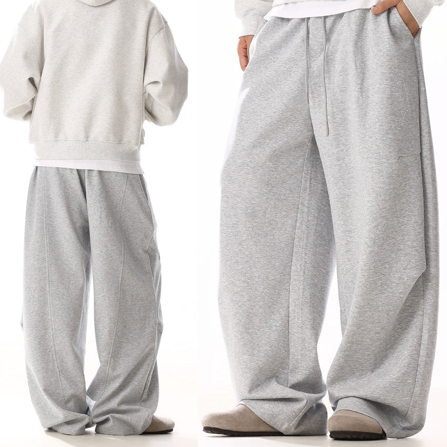 Pantalon casual gris vintage style américain