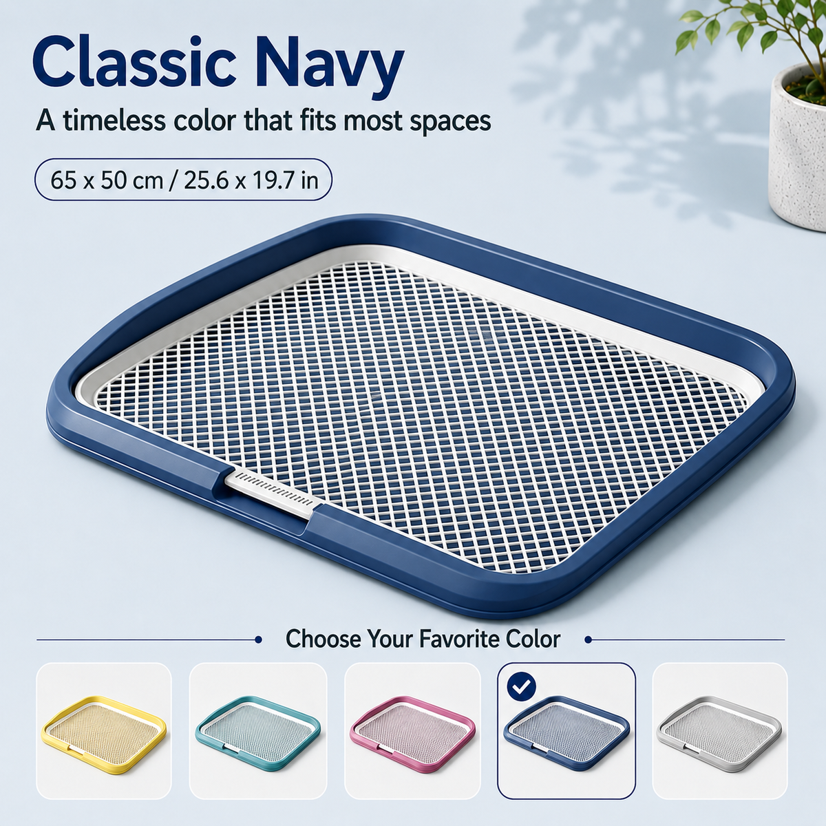 Pot de chien avec grille amovible