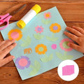 4 000 feuilles de papier carré assorti, 5x5 Cm - 40 couleurs, 100 feuilles chacune, polyvalent pour