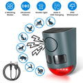 2Pack OU 1Pack Option 3-En-1 Ultrasonic Solar Animal Repeller Motion Actived Animal Repe