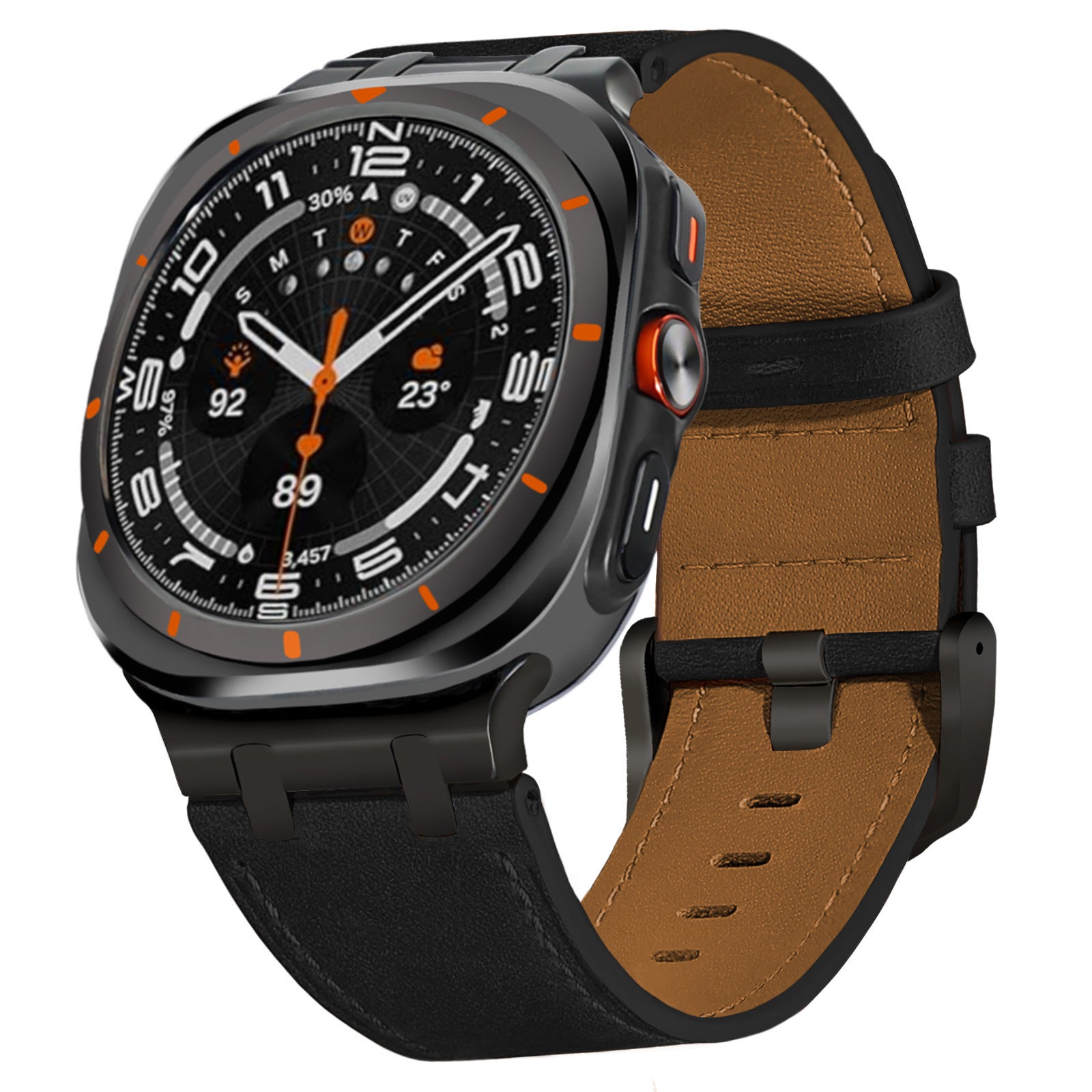 Convient pour montre7Ultra Bracelet en cuir véritable