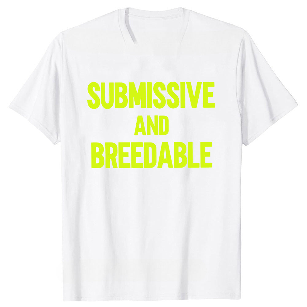 Obédient et reproductible T-shirt drôle Humour pur coton neutre
