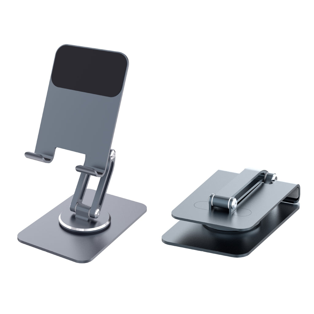 En alliage d'aluminium Support de téléphone mobile Rotation de bureau Téléscopique et portable Bureau paresseux