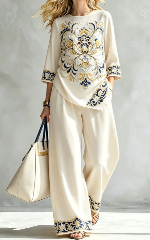 Women's Summer Blouse Set