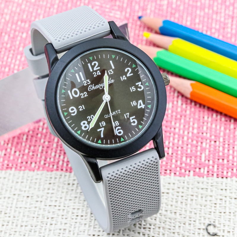 Aiguille lumineuse étanche Montre électronique numérique transparente