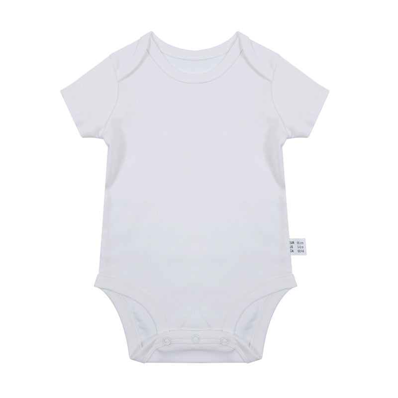 Romper Vêtements nouveau-nés 0-1 ans vieux costume de saut en couleur solide Homme et femme bébé Onesie
