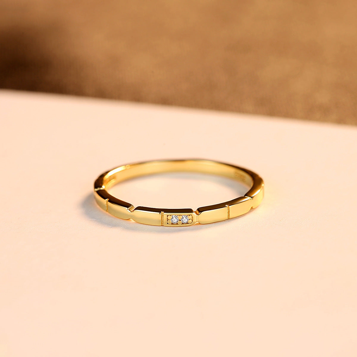 Bijoux coréen en argent de mode en zircon rond