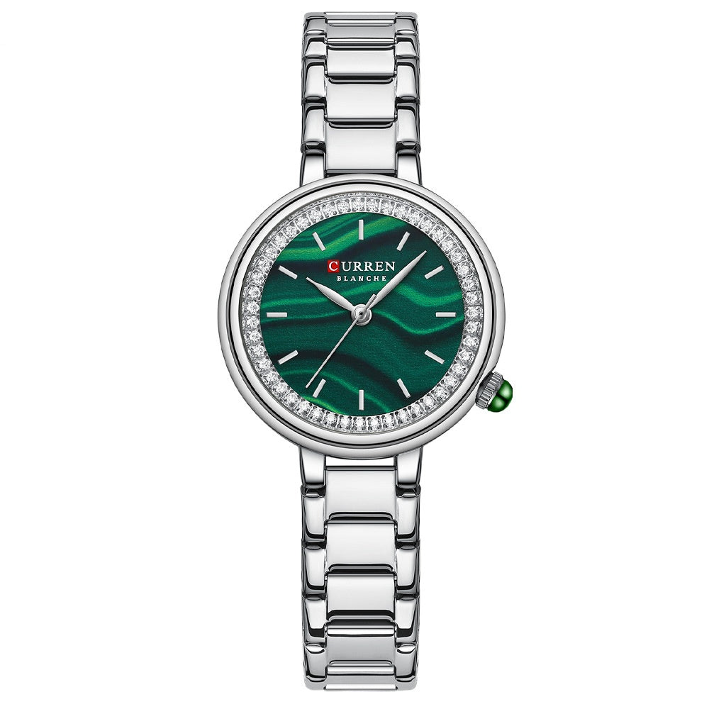 Women's wristwatch, small waterproof dial
