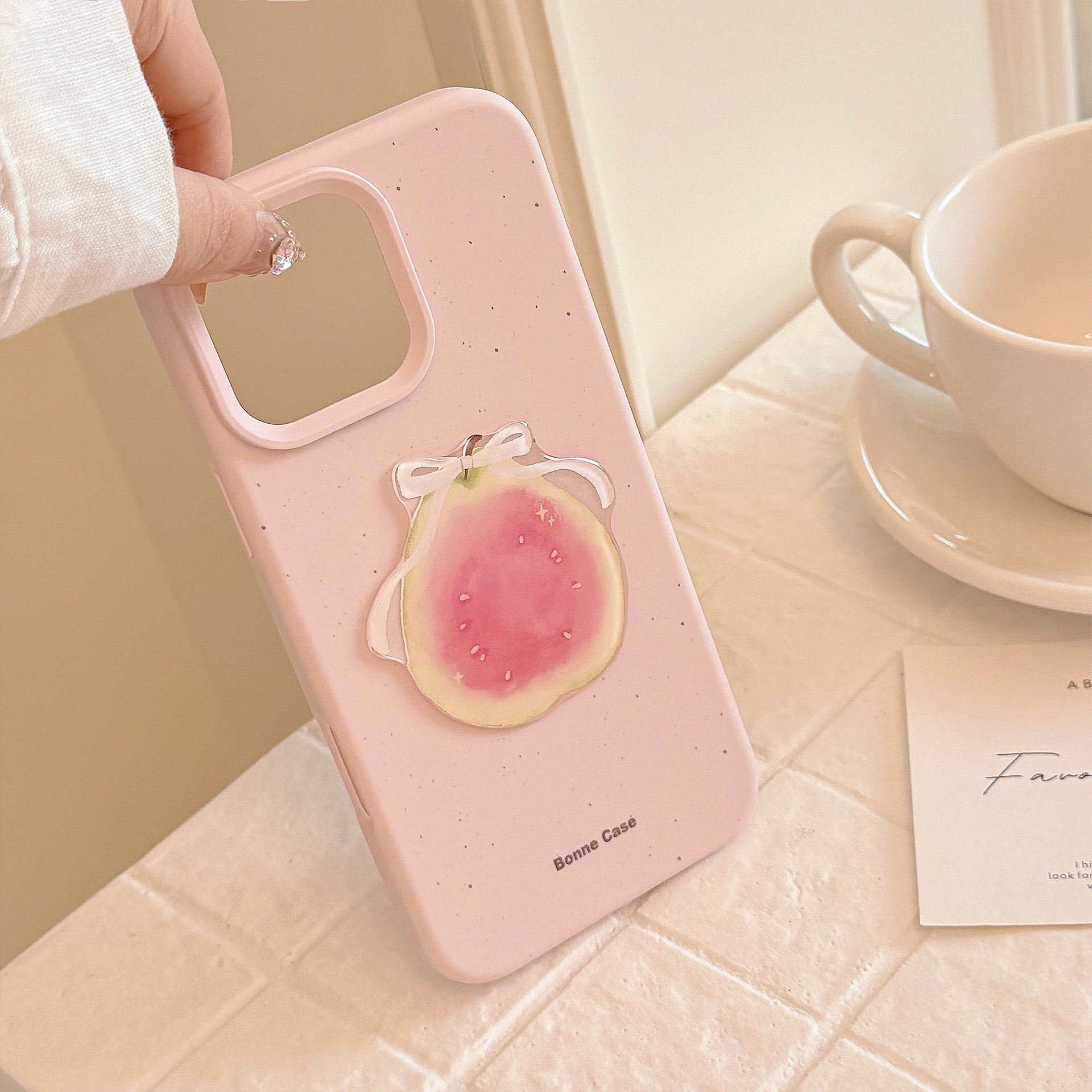 Étui de téléphone à fruits en trois dimensions Silicone Niche