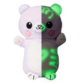 Dark plush doll light box