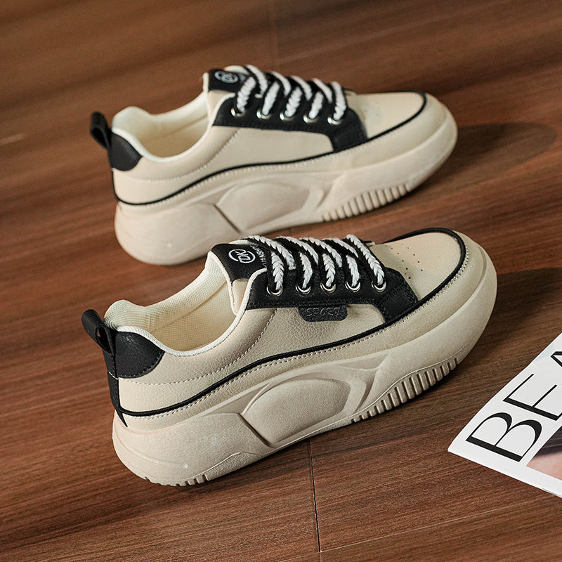 Femmes Polyvalent orteil rond Non-dérapant Chaussures papa