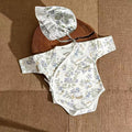 Romper à manches longues en coton pur quatre saisons pour bébés Et