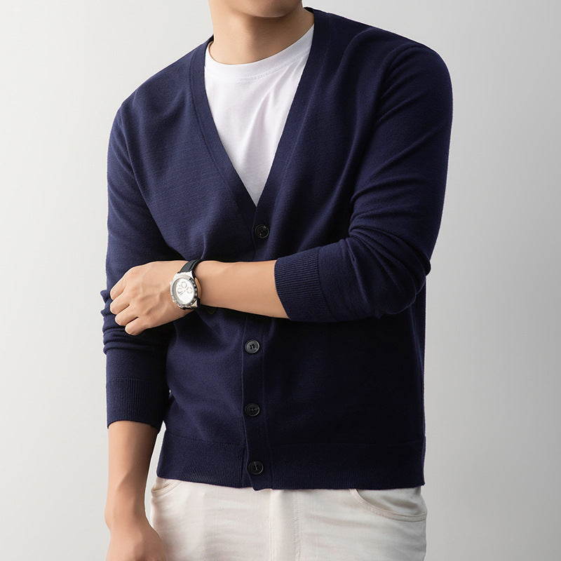 Knitted sweater coat, Korean style