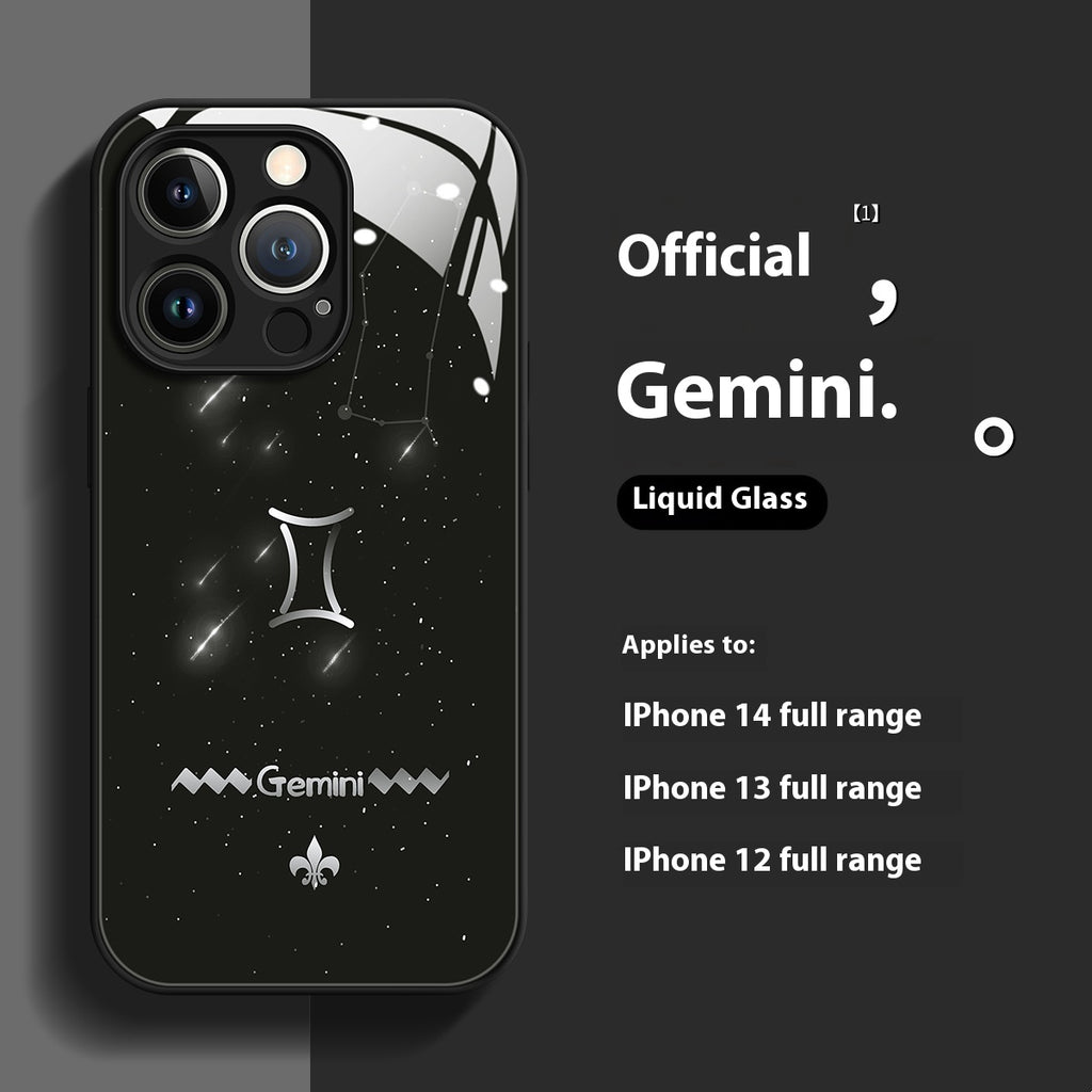 Constellation Symbole boîtier de téléphone verre liquide