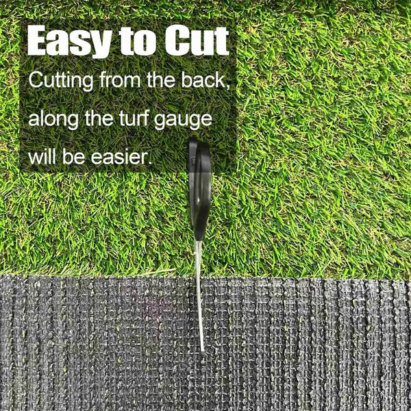 6.5ft X 15ft Artificial Turf 0,8' Mat avec trous de drainage. Faux gazon avec du caoutchouc