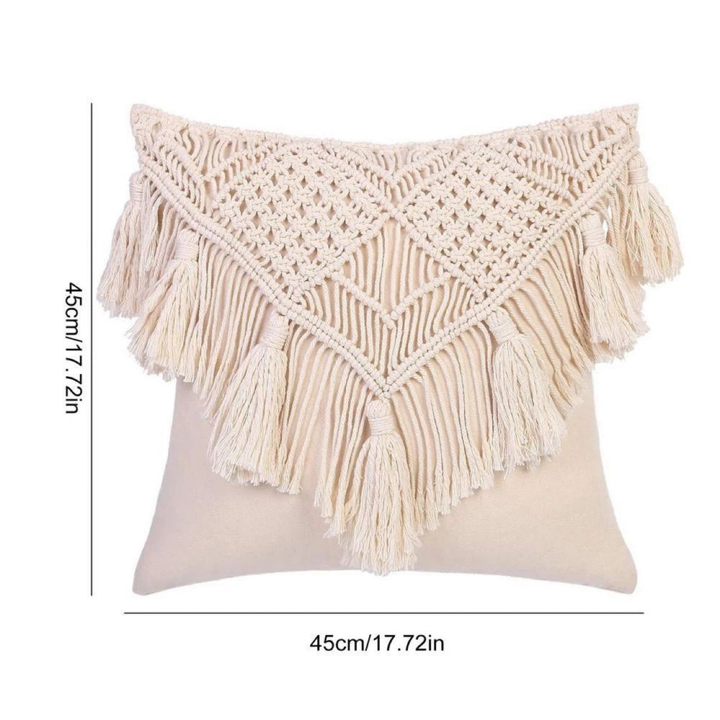 Couvercle de canapé en coton tissé en corde