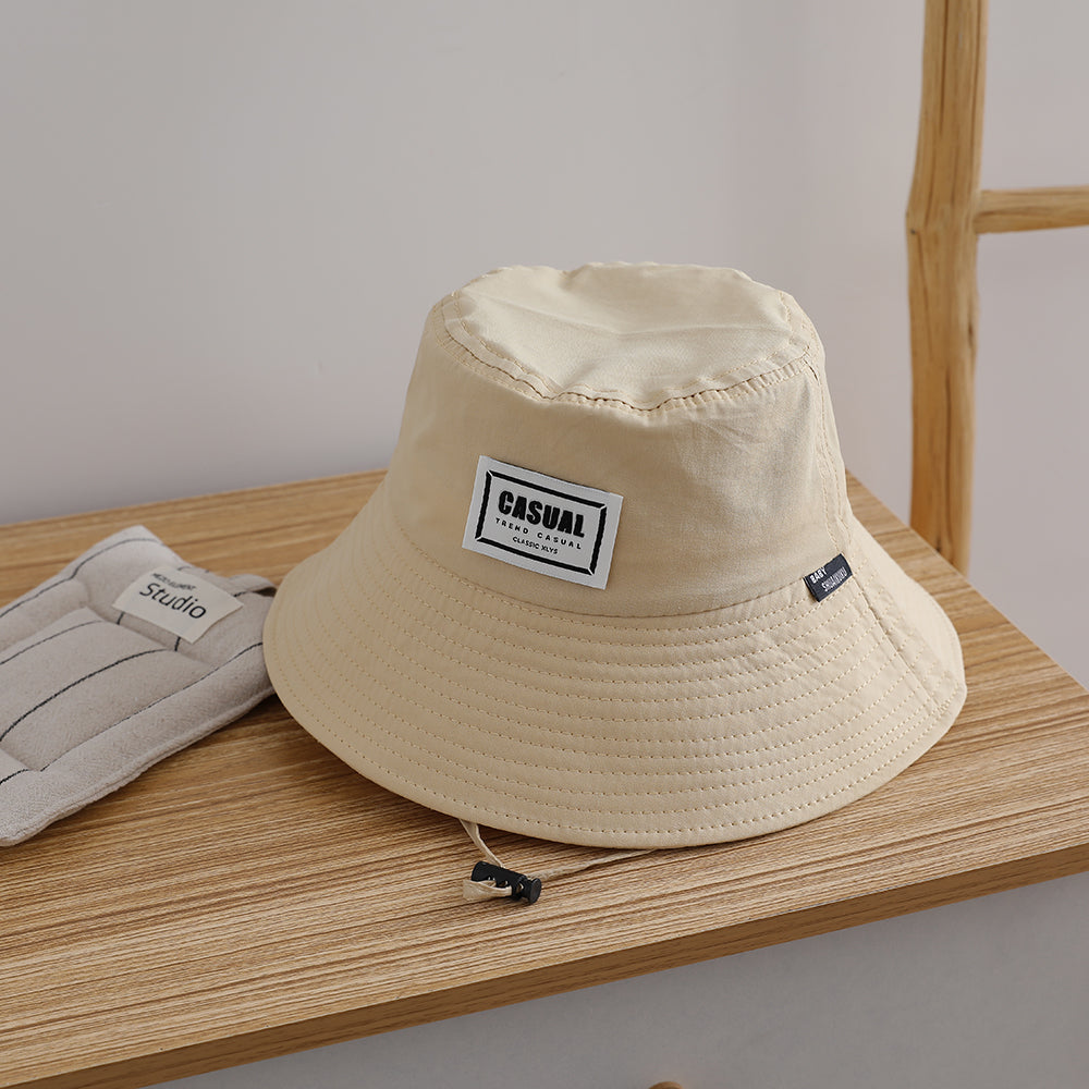 Chapeau de bateau à vent pour bébés en tissu à corde pour enfants - S