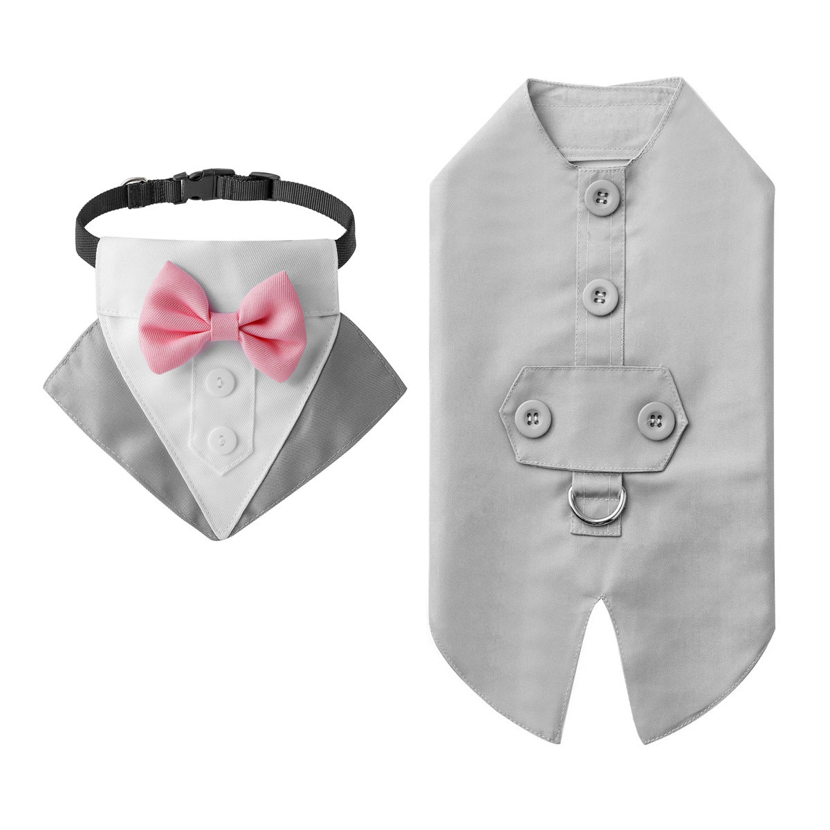 Ensemble de vêtements et d'écharpes pour animaux de compagnie entièrement créatifs