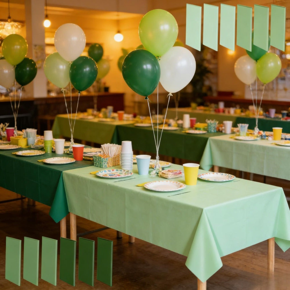 12 nappes pour décorations de fête et événements festifs — Décorations de fête