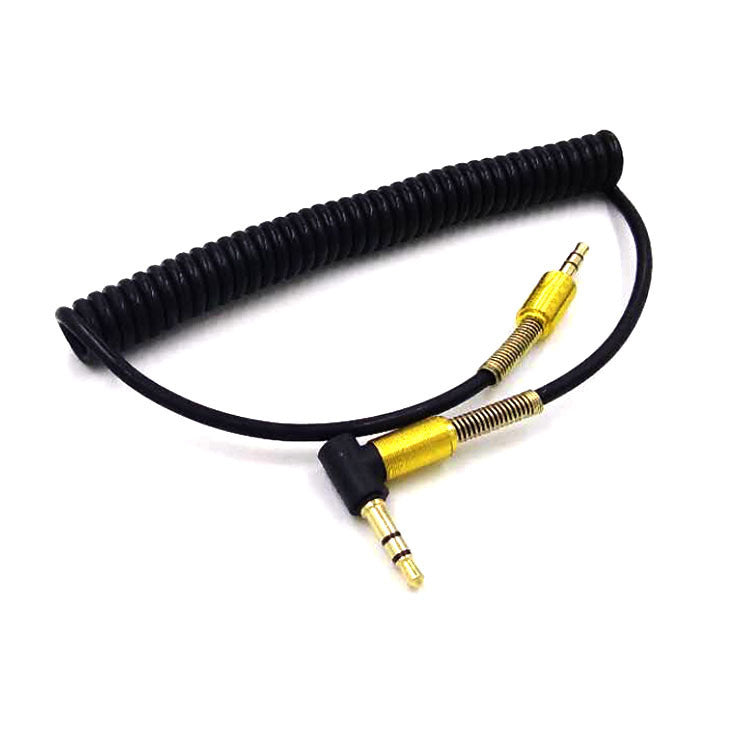 35mm Spring Elbow 35 Câble audio de voiture rétractable pour homme