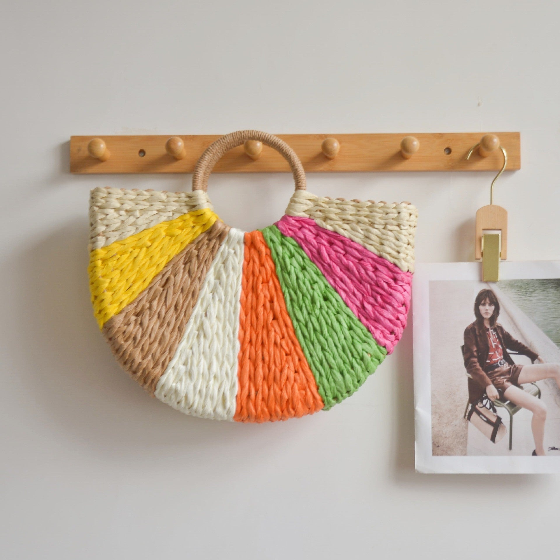 Sac en papier vintage élégant