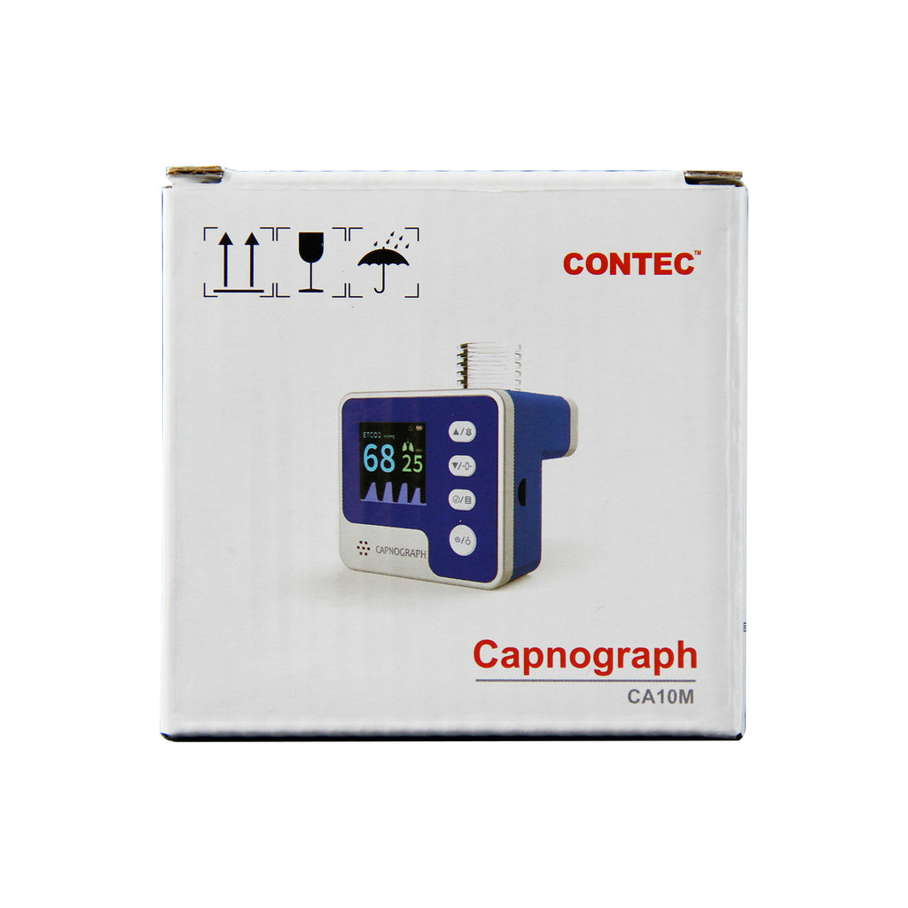 Vétérinaire principal CO2 Capnograph Vet Respiration End-tidal ETCO2 Monitor CA10M