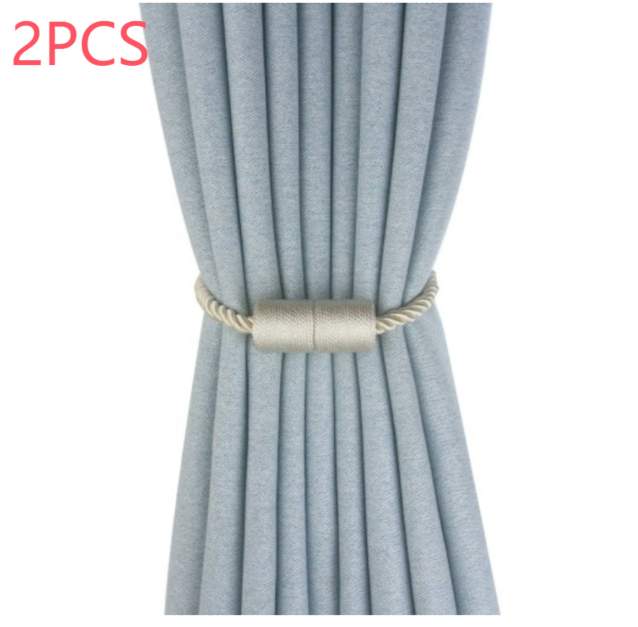 Bande de rideau cylindrique Boucle magnétique sans installation