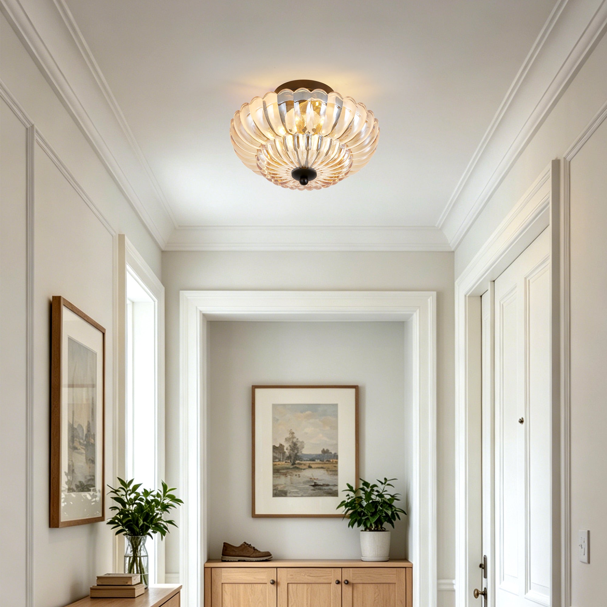 Lumière de plafond de montage semi-flush