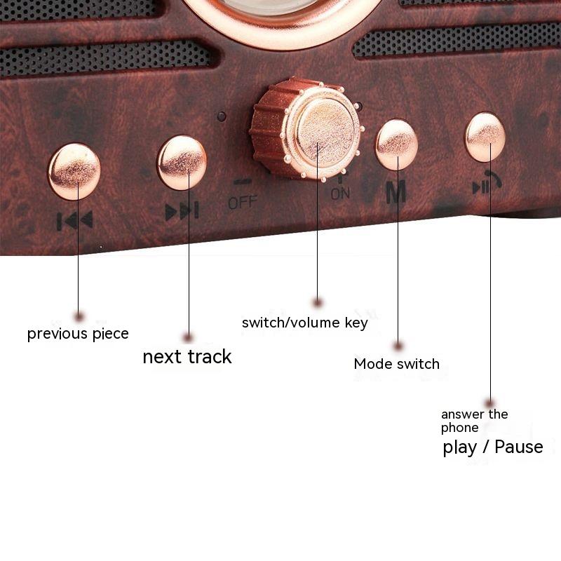 Two-channel stereo radio for seniors