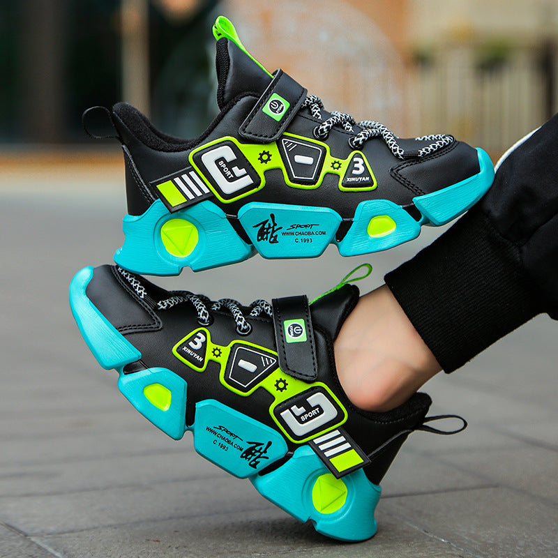 Mesh Fly Woven Velcro Respirant Sneakers