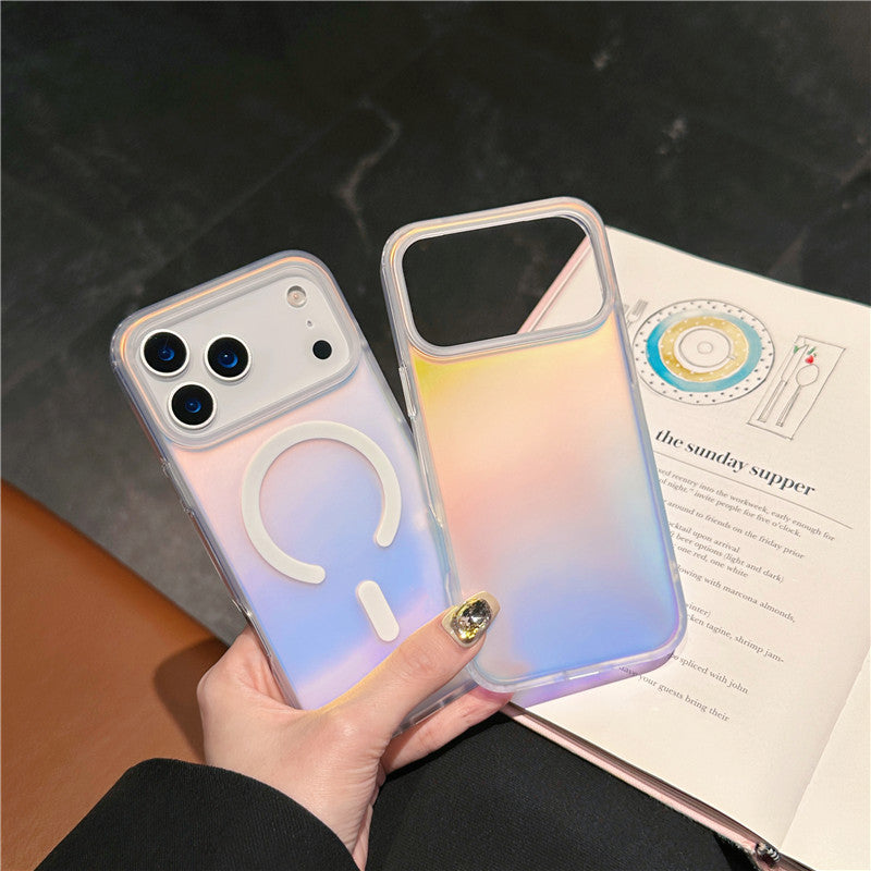Cas simple de téléphone gelé à gradient laser